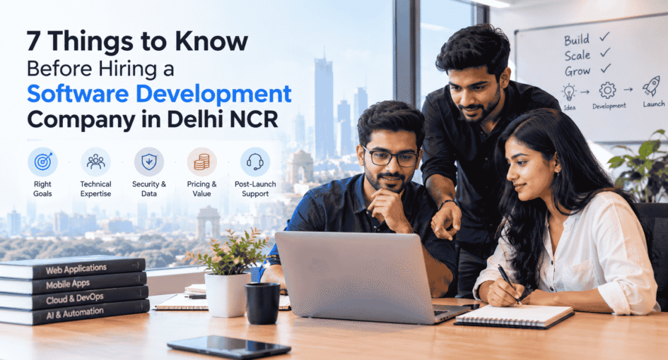 7 things to know before hiring a software development company in Delhi NCR