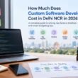 Custom software development cost in Delhi NCR in 2026